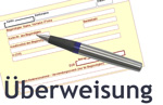 Vorauskasse per Überweisung